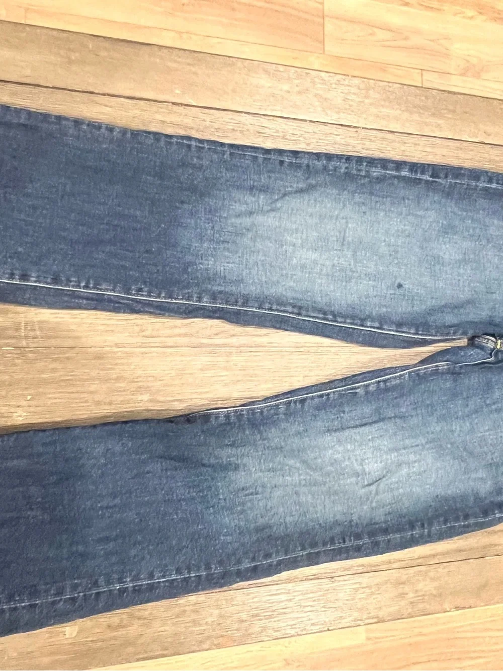 American Eagle Men’s Airflex Jeans Bundle: Distressed Light Blue and Dark Blue